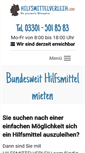 Mobile Screenshot of hilfsmittelverleih.com